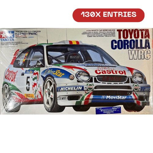 大阪本物TAMIYA 1/24 TOYOTA COROLLA Road Car ver. 完成品 / タミヤ トヨタ カローラ 1998 WRC 1/18 1/43 1/64 ハセガワ Rally ラリー ラリー