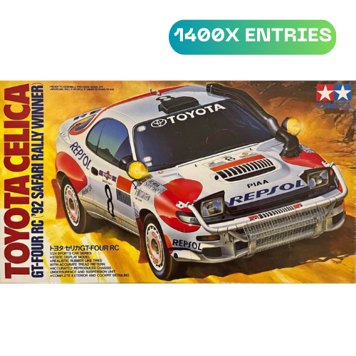 1/24 Tamiya Toyota Celica GT-Four RRC 1992 Safari Rally