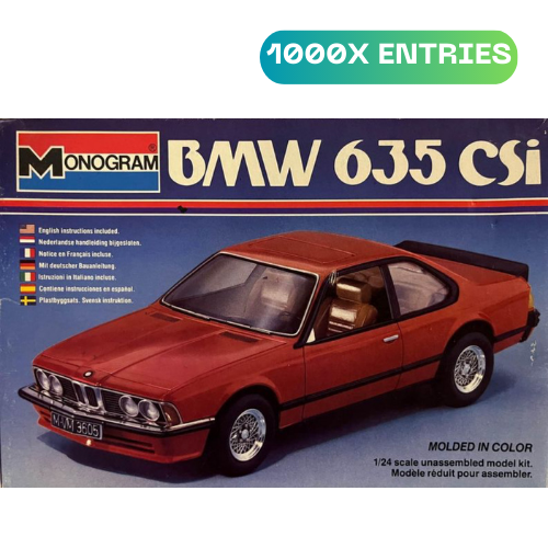 1/24 Monogram Vintage BMW 635 CSI