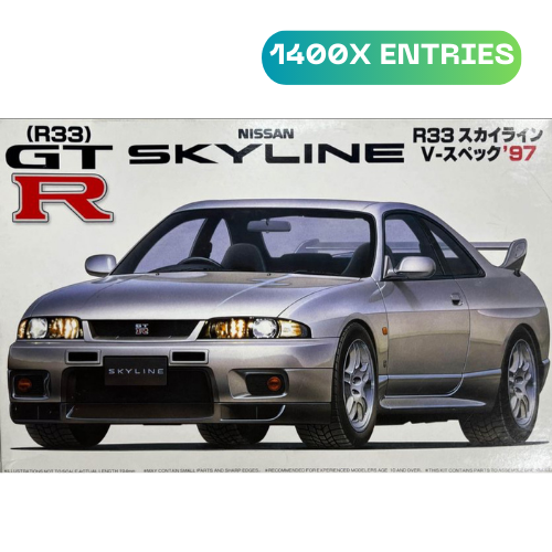 1/24 Fujimi '97 Nissan Skyline GT-R V-Spec