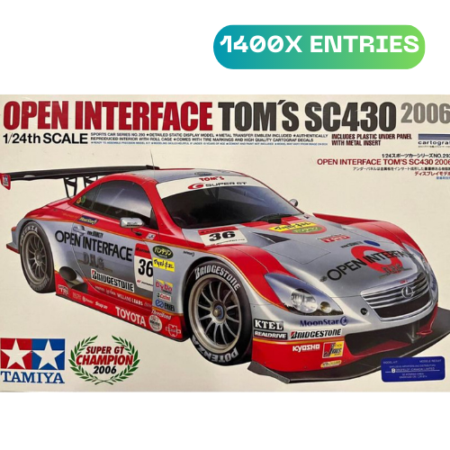 1/24 Tamiya Toyota Team TOM'S '06 Lexus SC430