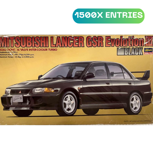 1/24 Hasegawa Mitsubishi Lancer Evolution III GSR