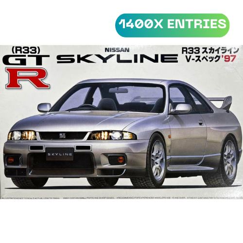 1/24 Fujimi Nissan Skyline R33 GT-R V-Spec